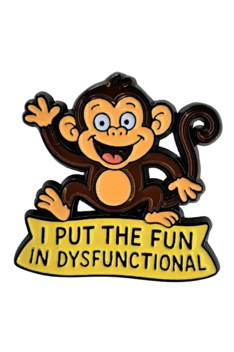 FabdazI Put the Fun in Dysfunctional Funny Enamel Pin with Metal Frame