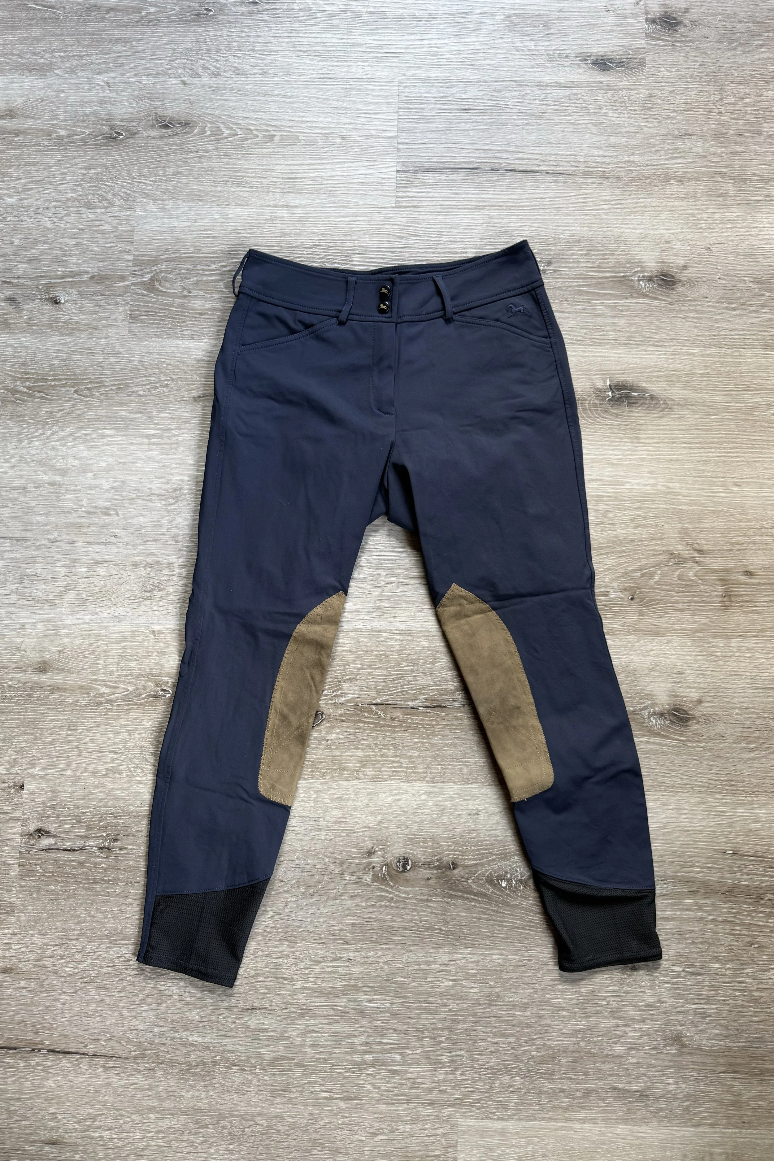 RJ Classics ANNA Knee Patch Breech in Navy - 28 Regular
