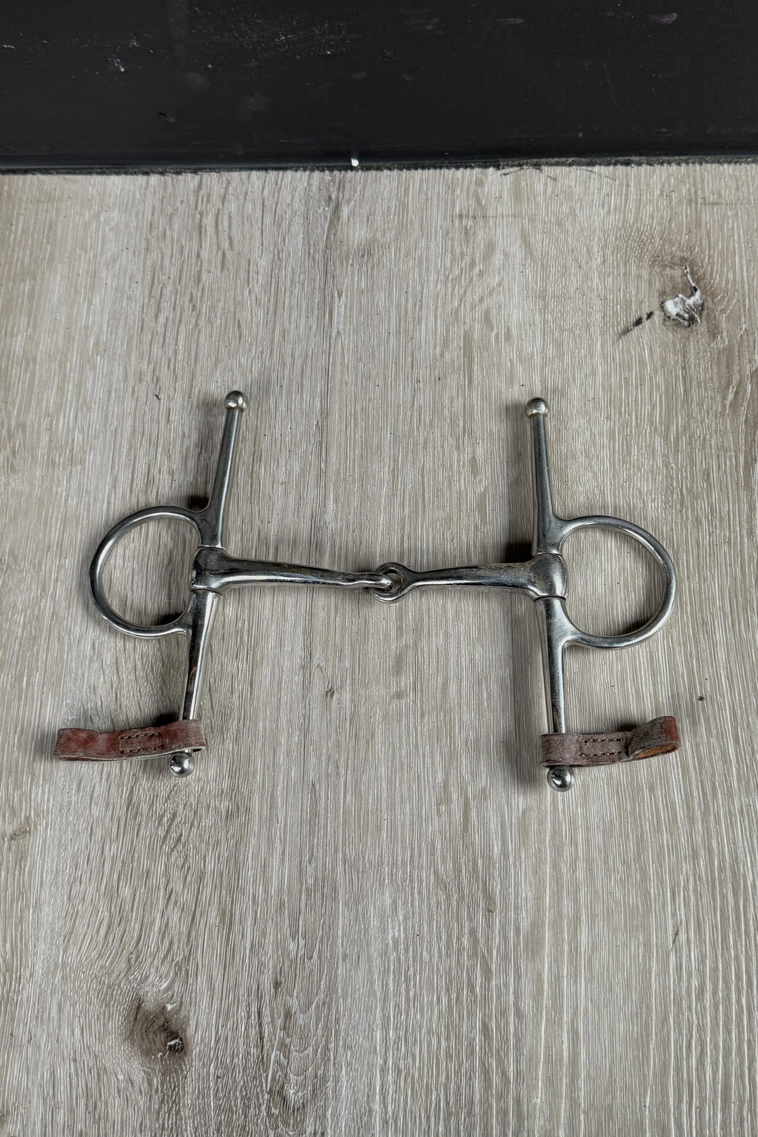 B.T Crump Jointed Full Cheek With Bit Keepers  - 5"