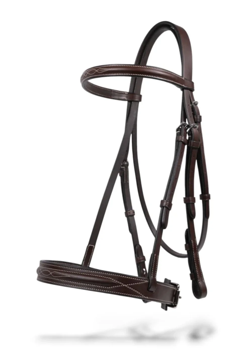 AJR SPORTS WIDE NOSEBAND HUNTER BRIDLE IN DARK BROWN