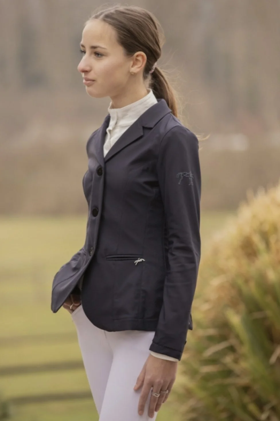 Eden by Penelope Calista Show Jacket In Navy - Kids