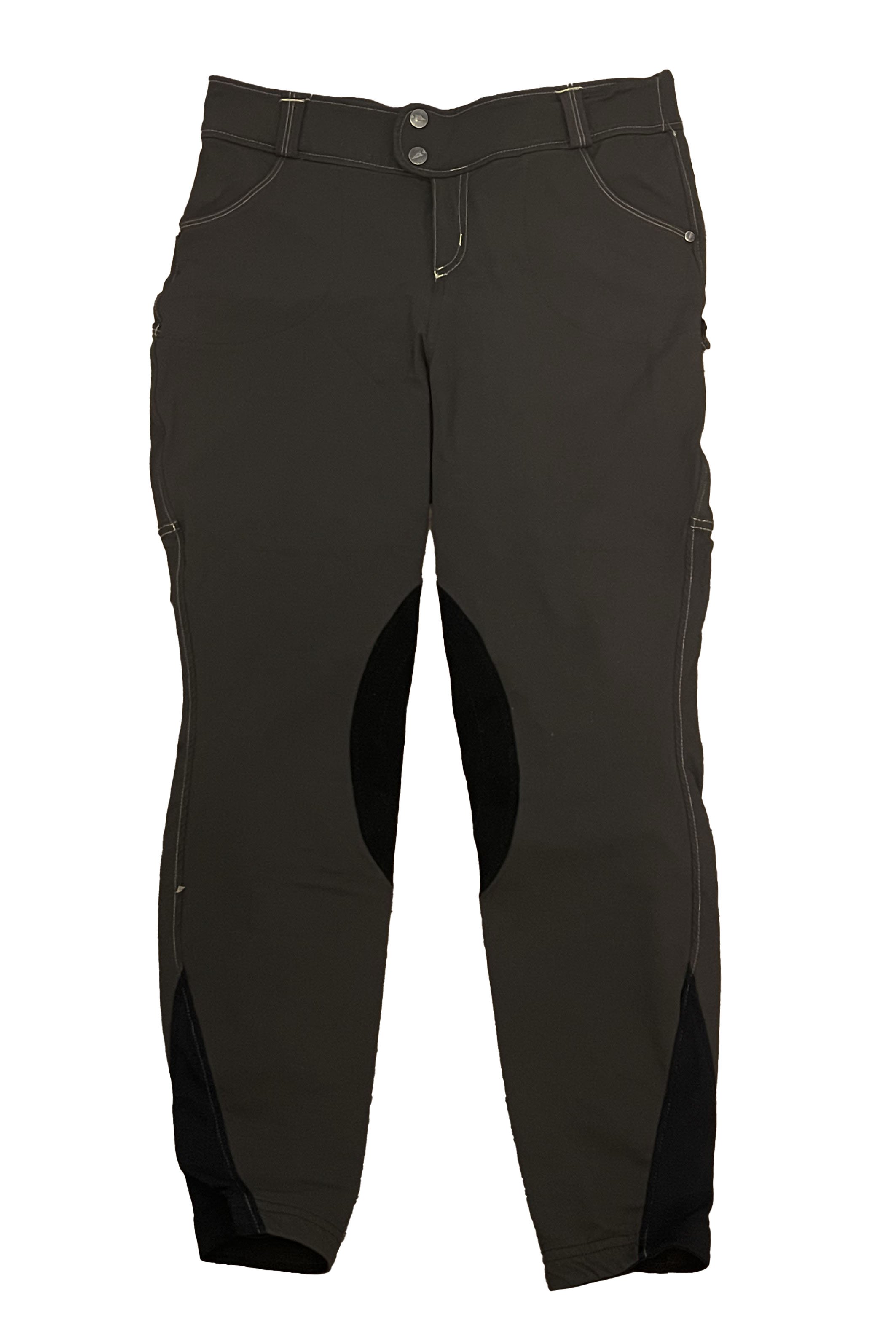 Kerrits Softshell Knee Patch Breech In Khaki - Medium - 2nd Round Equestrian