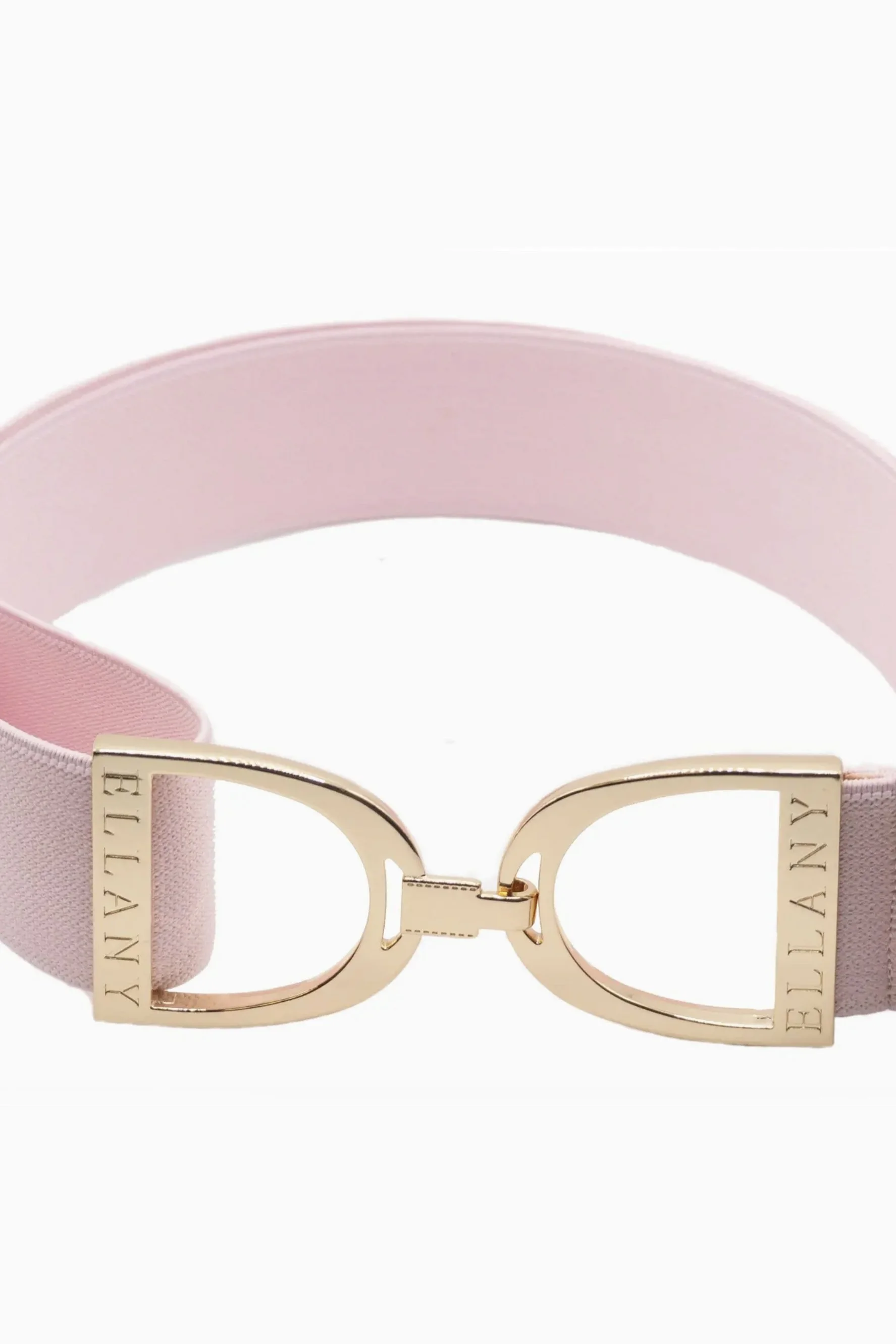 Ellany Stirrup Elastic Belt In Pinkalicious & Gold 1.5" - Youth - Adult 2XL