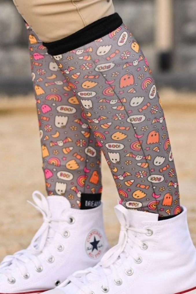 DREAMERS & SCHEMERS Original Riding Socks - Holiday Super Boo