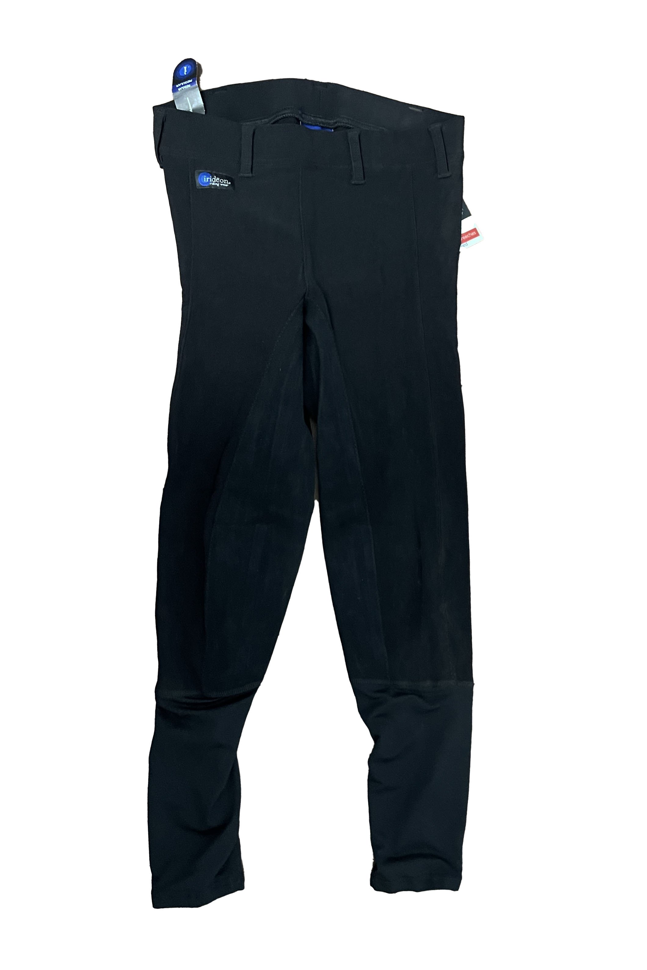 Irideon Cadence Ribbed Full Seat Tights In Black - Large - 2nd Round Equestrian