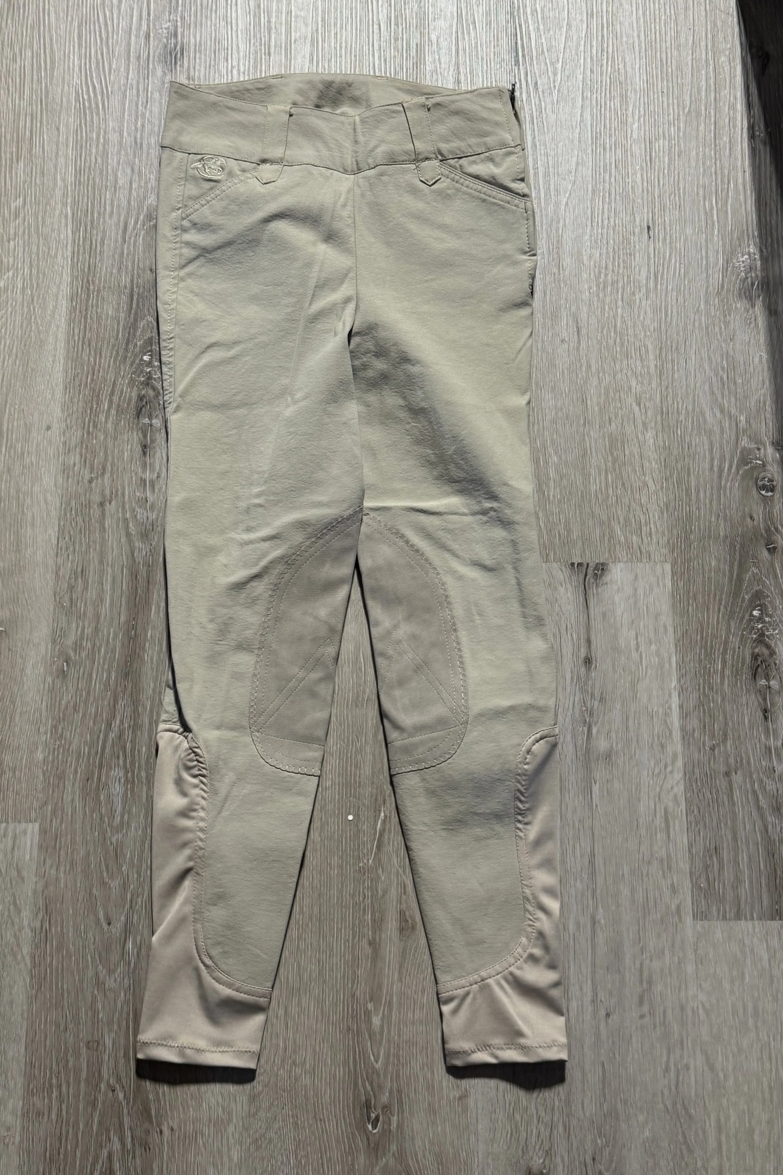 Smartpak Piper Side Zip Knee Patch Breech In Tan - 24