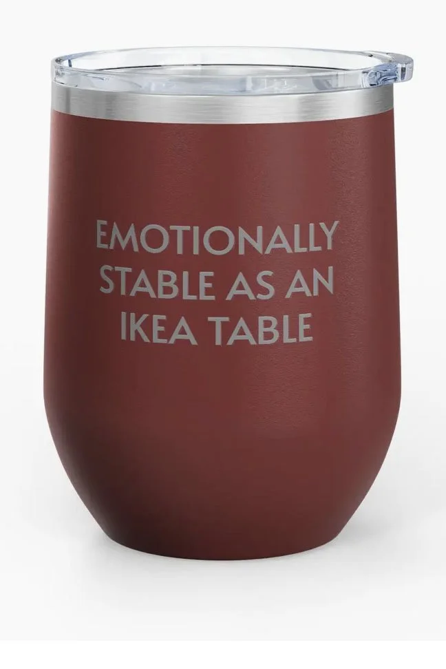 un.sus.tain.a.ble Apparel Copper Vacuum Insulated Cup 12oz - Emotionally Stable - 2nd Round Equestrian
