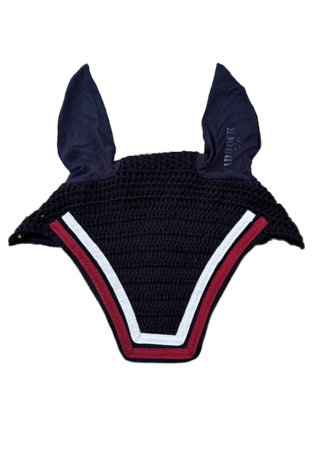Paddock Sports Custom Fly Bonnet In Black/Red/White