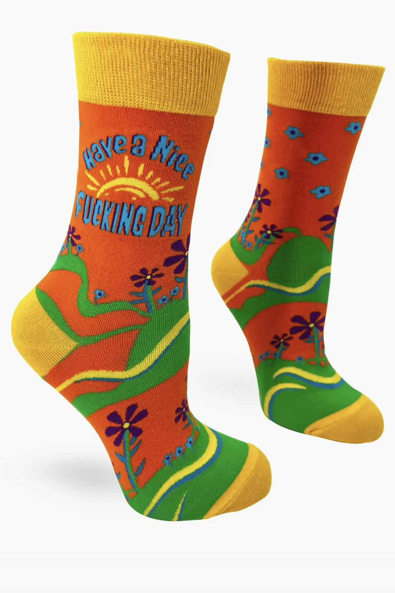 Fabdaz - Have A Nice F**King Day Ladies' Crew Socks