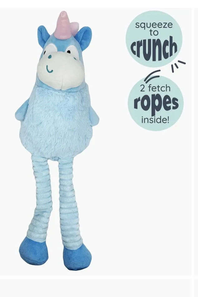 Huxley & Kent Dog Toy - Lankies Luna Unicorn Dog Toy