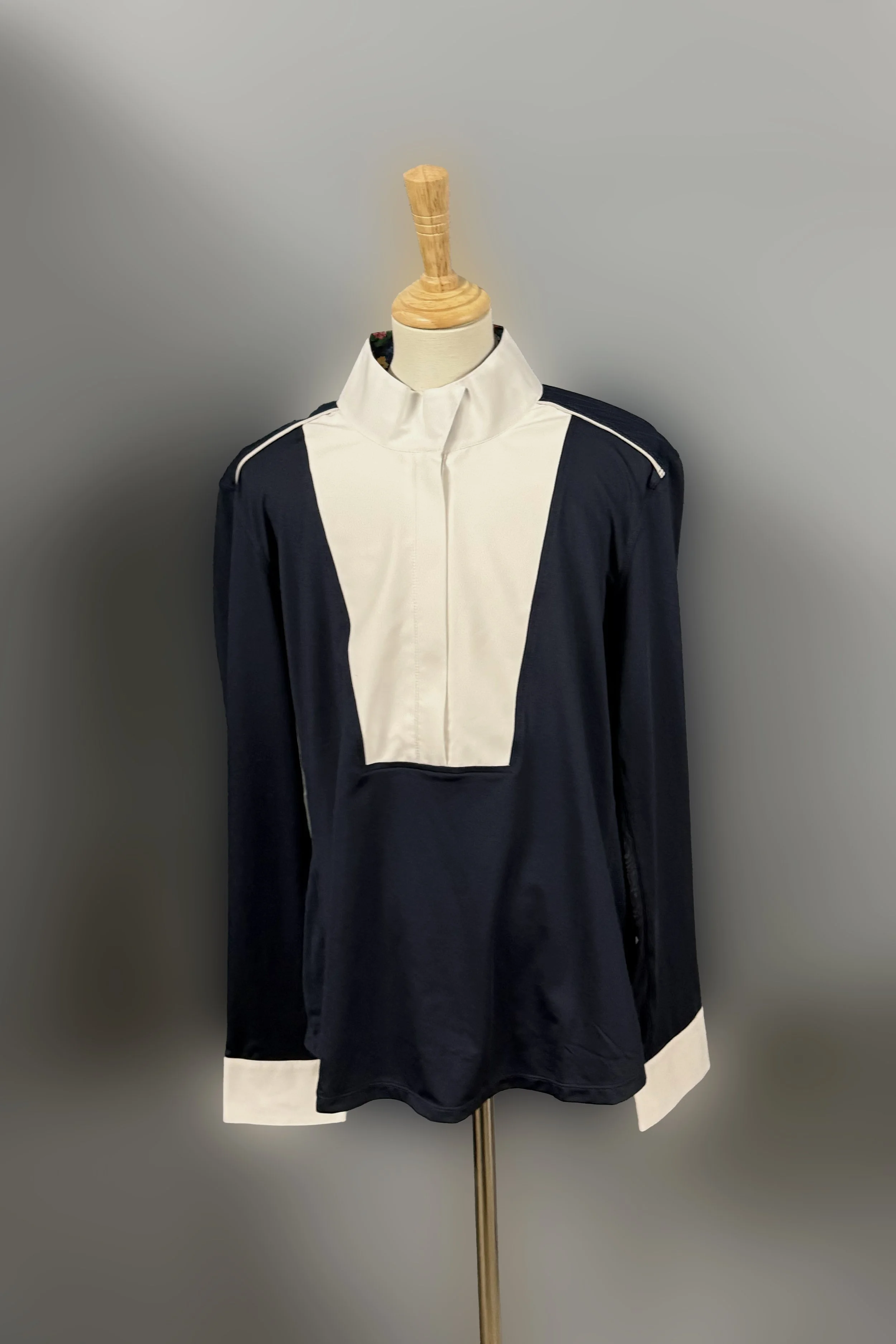 Chestnut Bay Skycool Liberty Long Sleeve Show Shirt In NightSky - XL