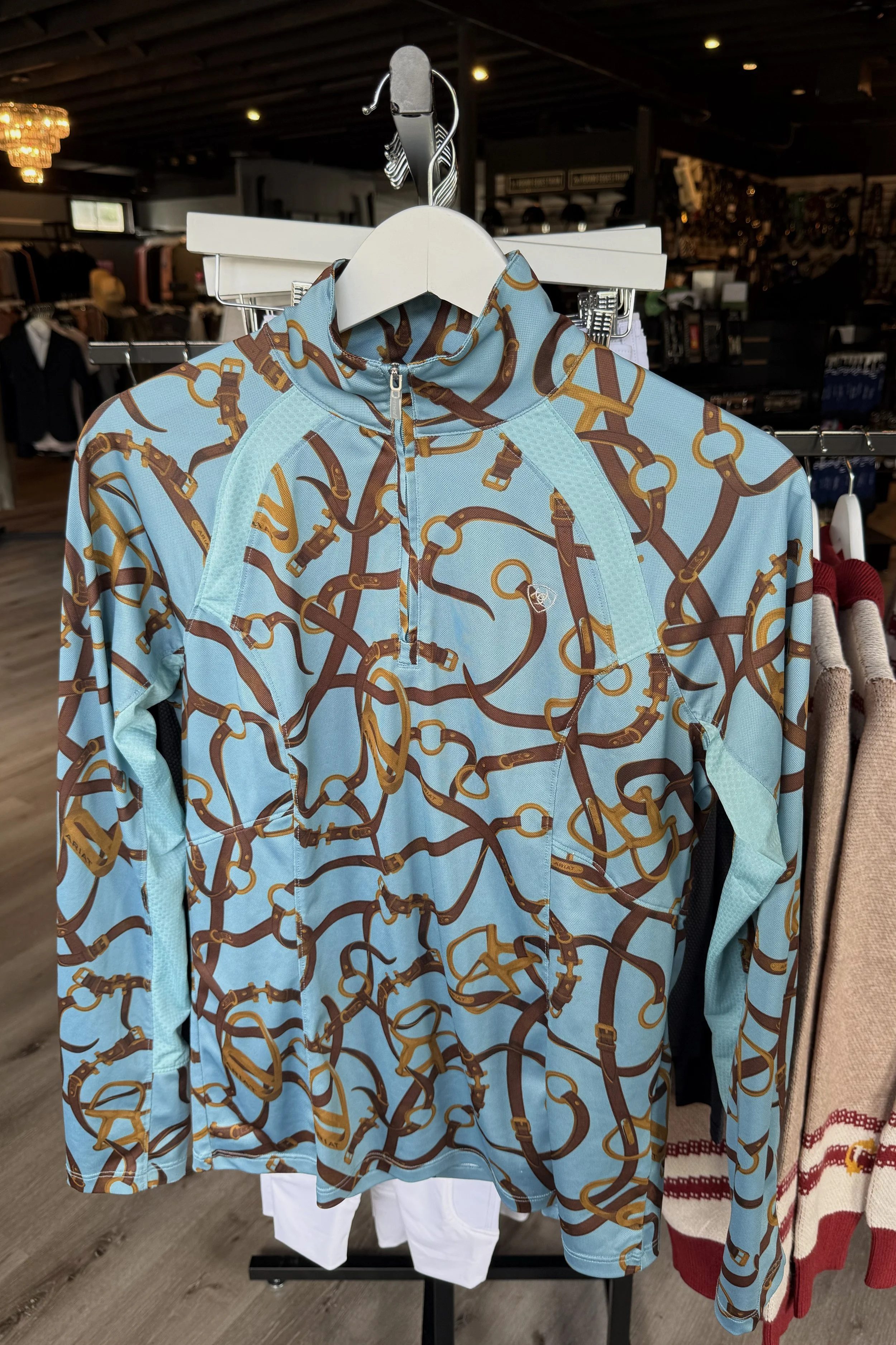Ariat Sunstopper 2.0 Baselayer In Blue Bits - Medium