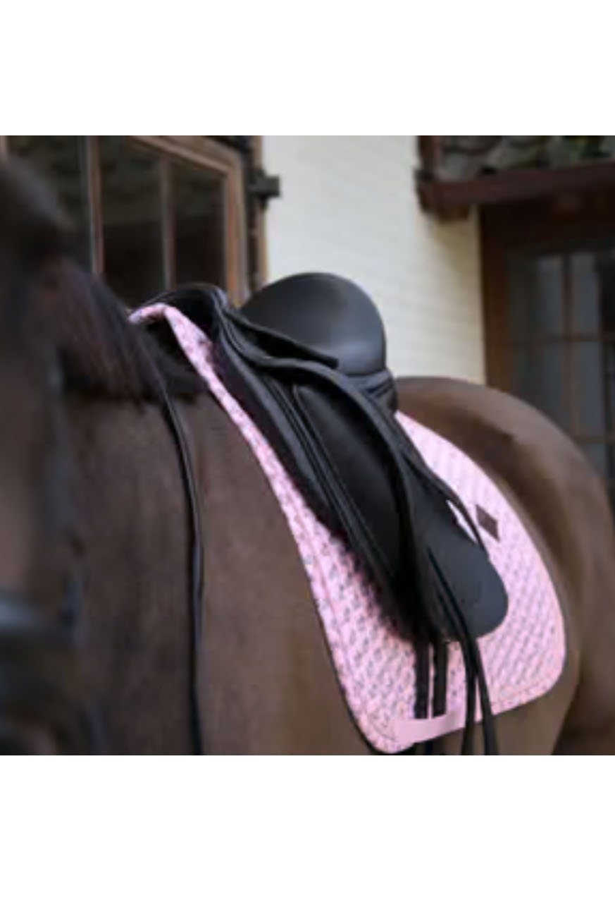Kentucky Horsewear Dressage Saddle Pad Sammy Collection In Old Rose - 2nd Round Equestrian