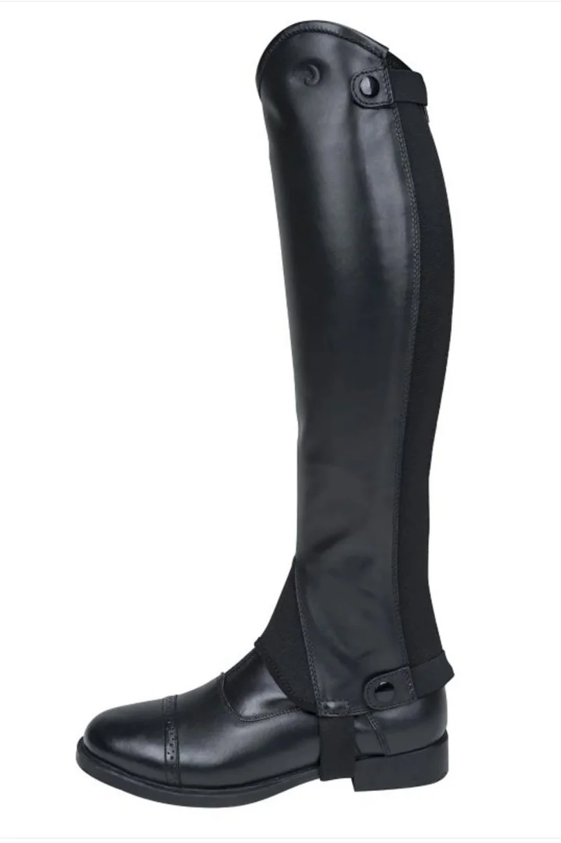 OEQ CoreRide Half Chaps In Black - Regular/Medium