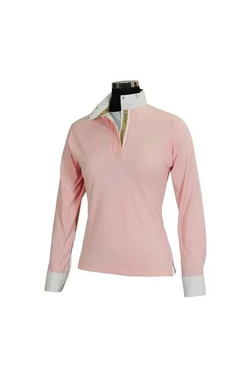 Equine Couture Ingate Long Sleeve Shirt In Pink - XS