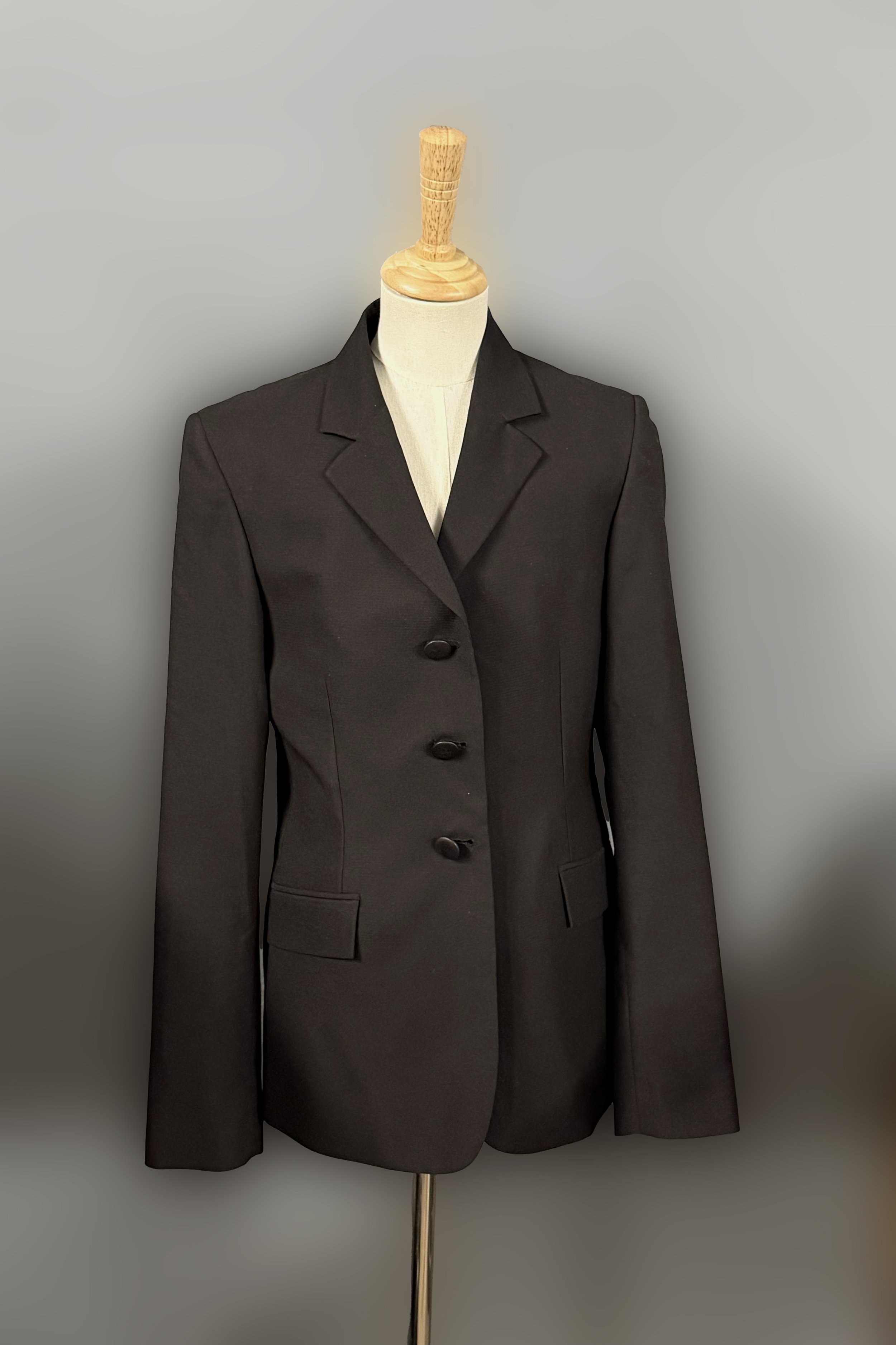 RJ Classics Hailey II Junior Show Coat In Black- Kids 18 Regular