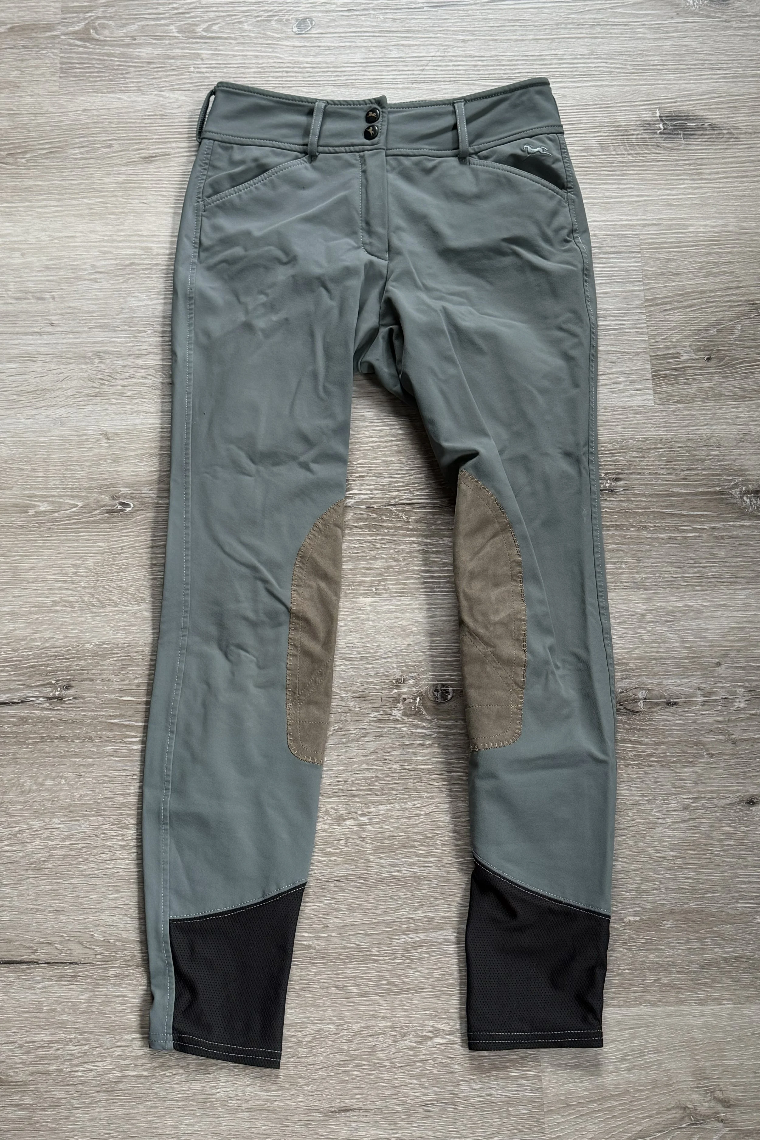 RJ Classics Anna Knee Patch Breech In Seaweed - Size 26 Long