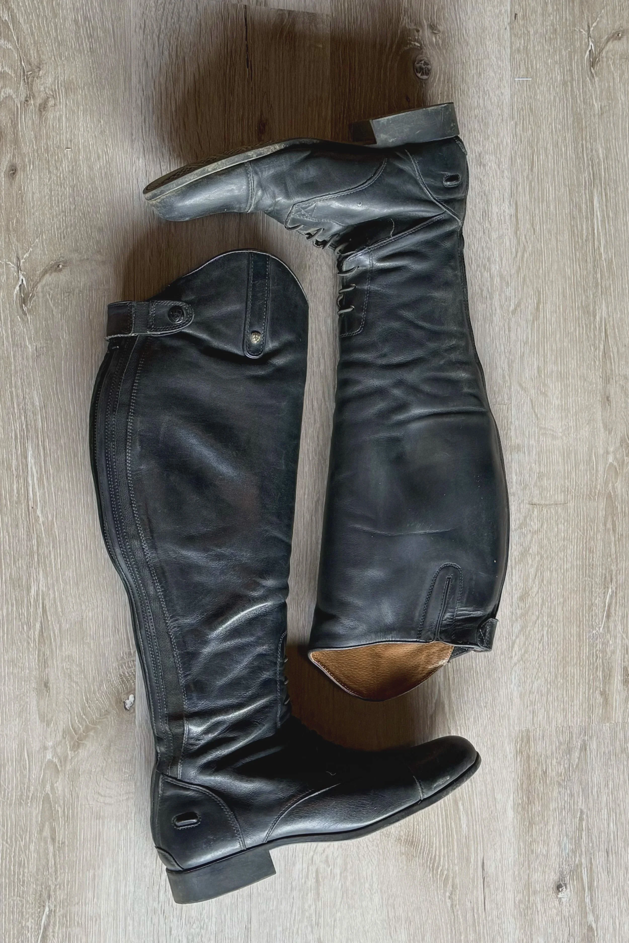 Ariat Heritage Contour Tall Field Boots In Black - 11 Wide/Medium