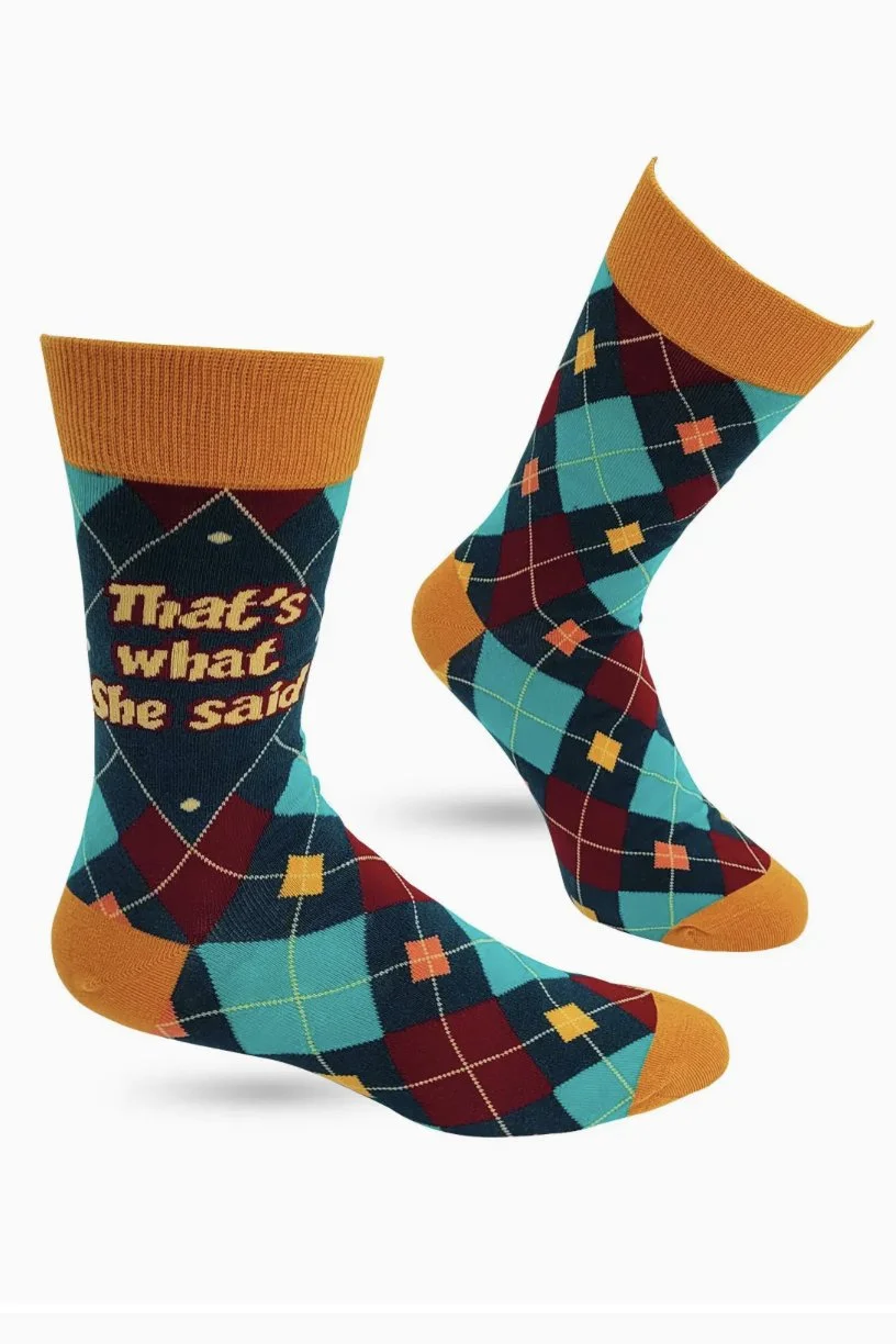 Fabdaz I Don't Give A Flying F..K Men's Crew Socks