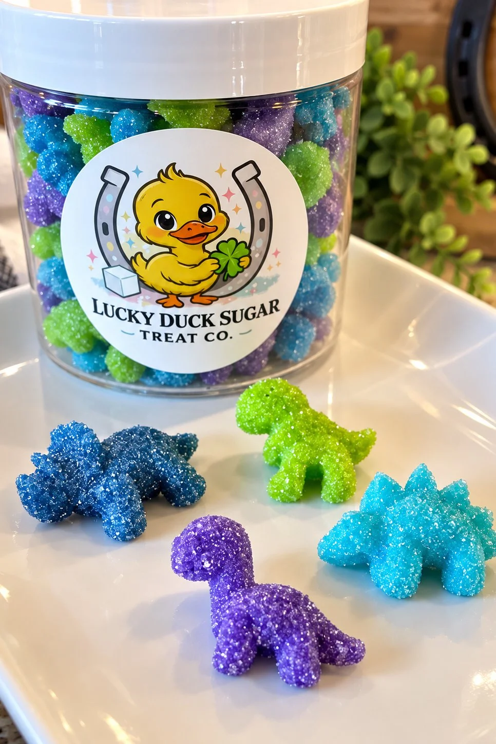Lucky Duck Sugar Treat Co Horse Sugar Treats - Dinos