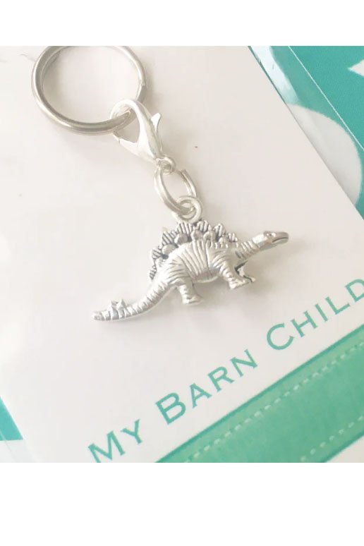 My Barn Child Bridle Charm: STEGOSAURUS - 2nd Round Equestrian