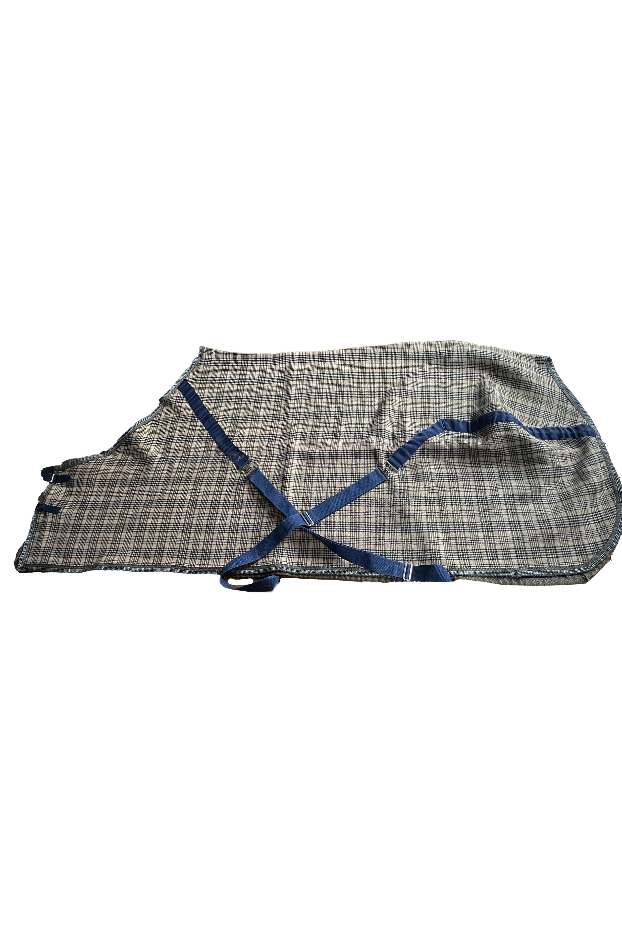 Baker Stable Blanket In Tan Plaid - 80" - 2nd Round Equestrian