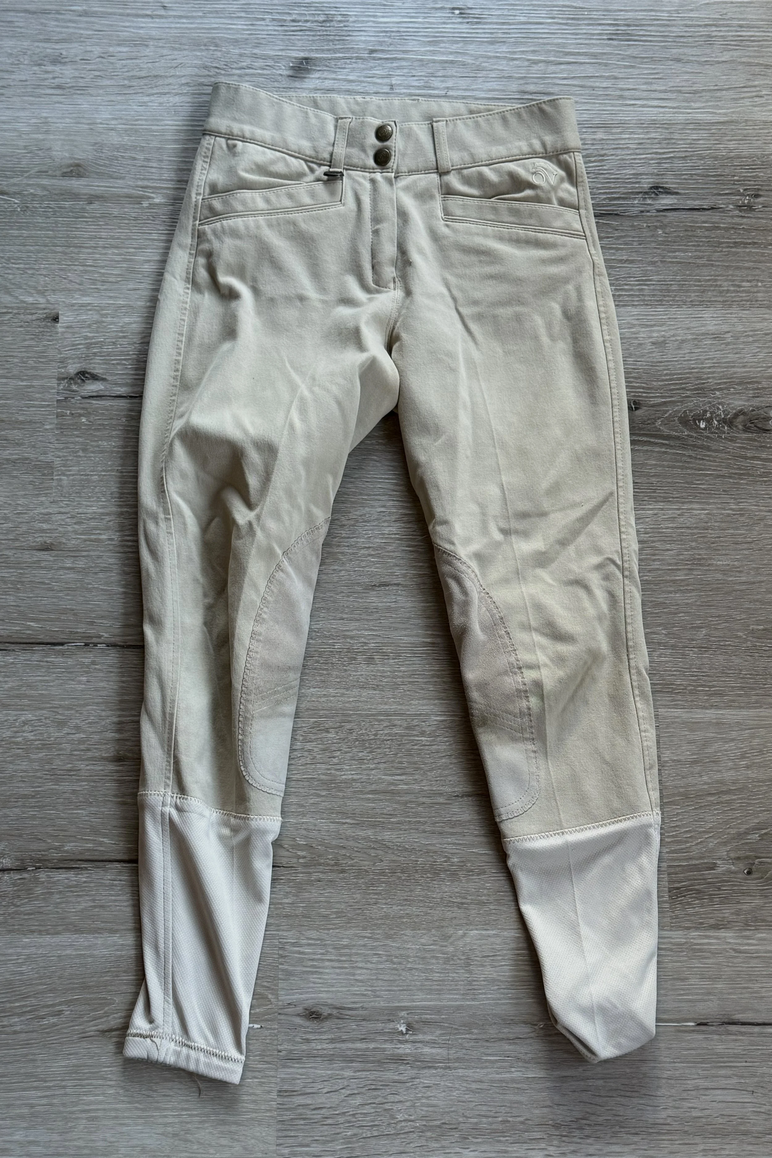 Ovation Euroseat Knee Patch Breech In Tan - 26 Regular