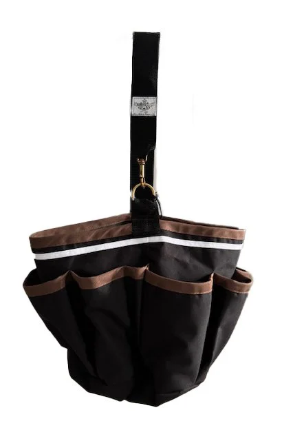 Paddock Sports Custom Grooming Bag In Black/Brown/White