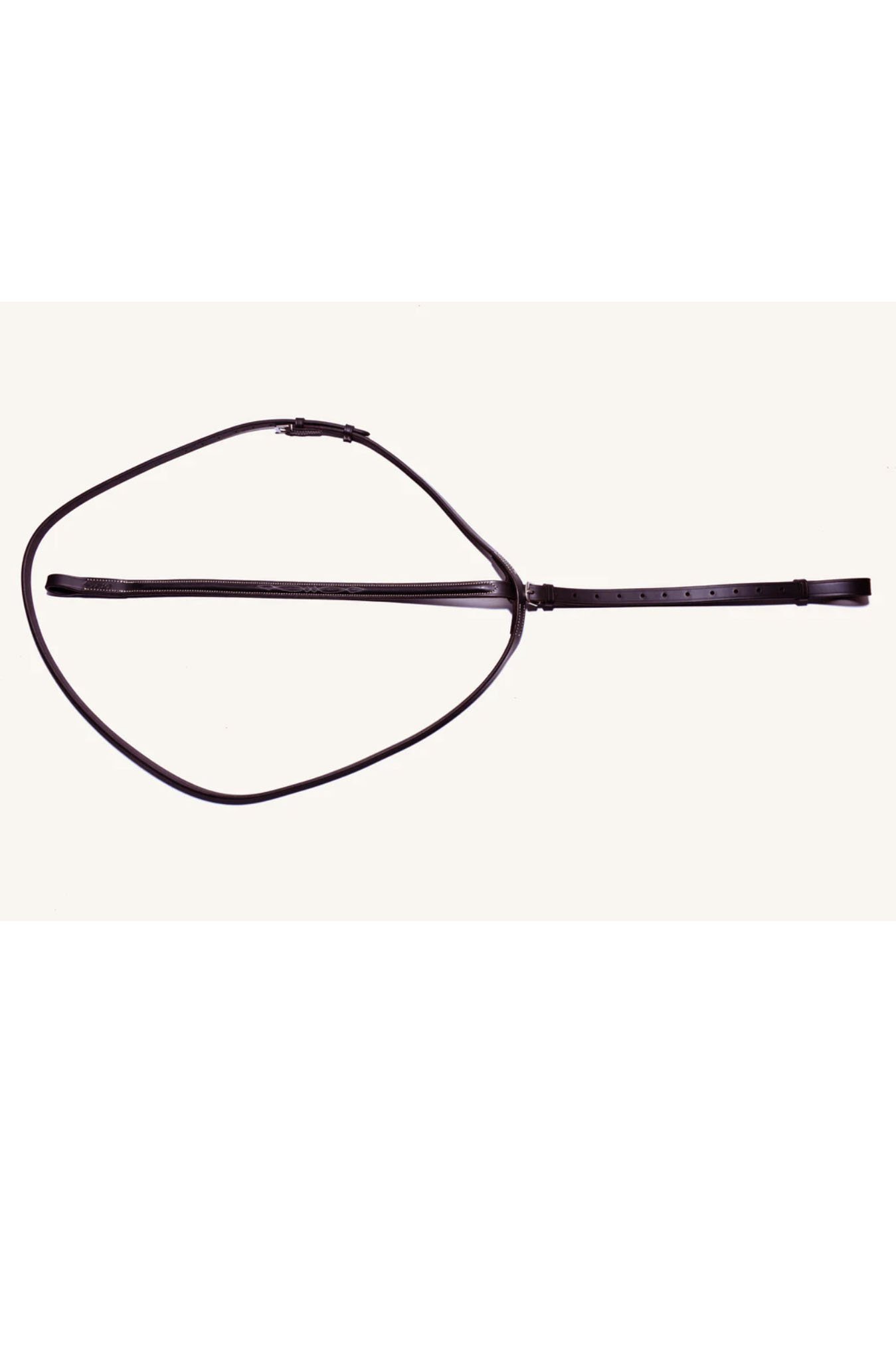 Bridleberry Hunter Fancy Stitched Standing Martingale In Havana - Full