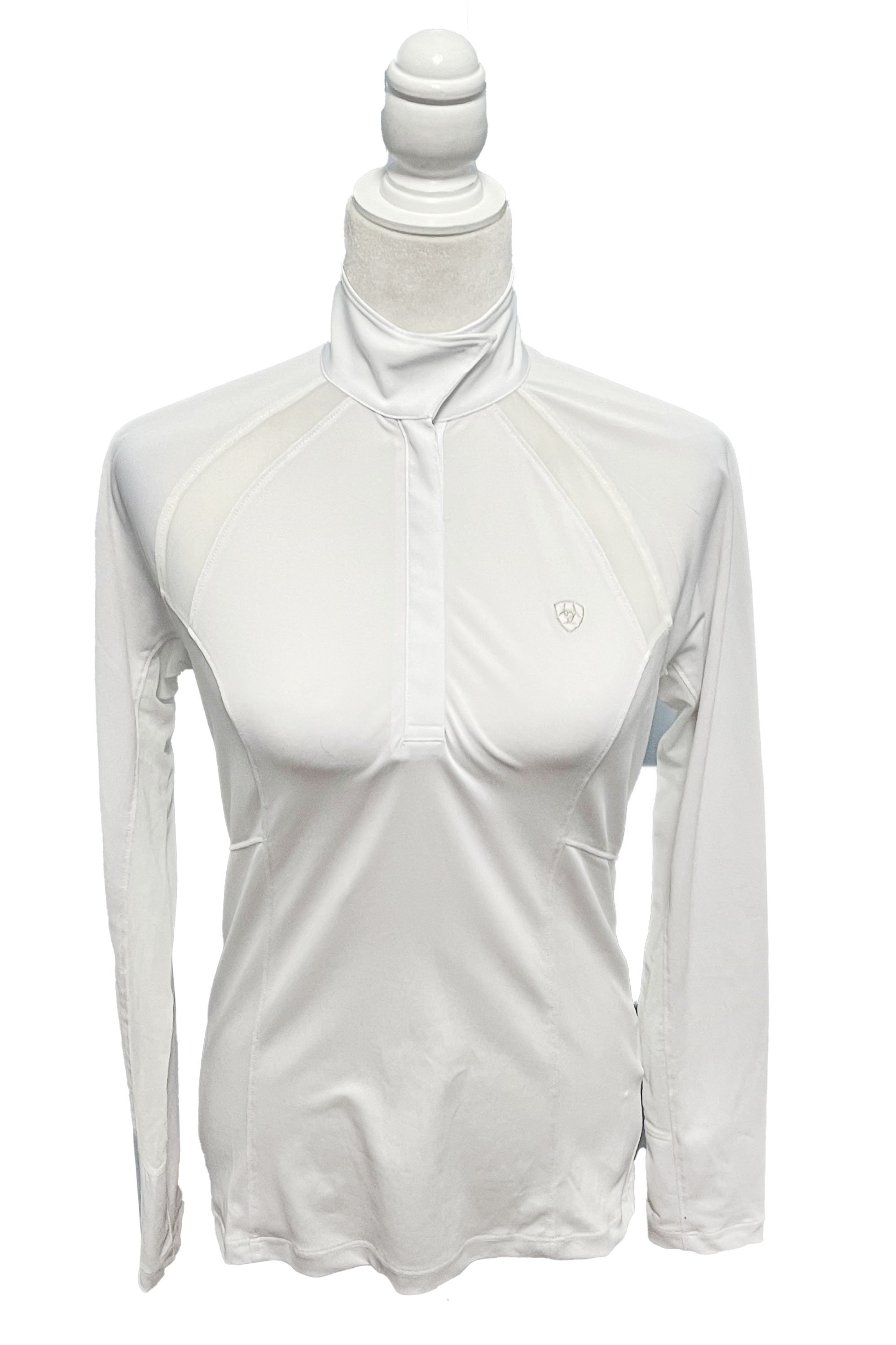 Ariat Pro Series Long Sleeve Show Shirt In White - XS - 2nd Round Equestrian