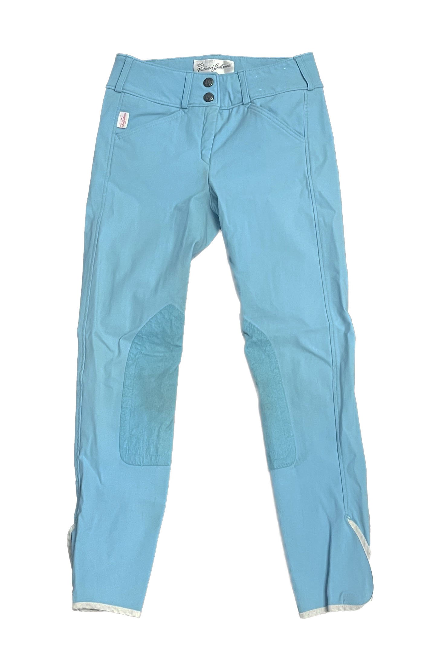 Tailored Sportsman Trophy Hunter Breech #3960 In Aqualina - Kids 12R - 2nd Round Equestrian