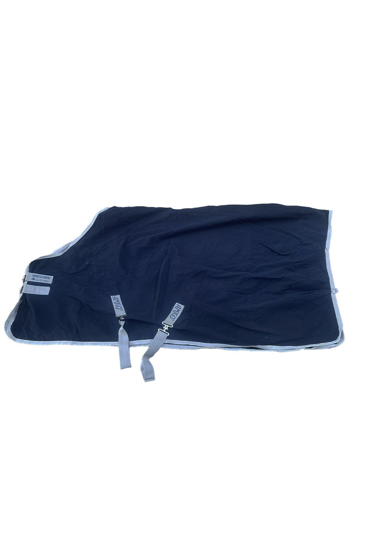 Horseware Amigo Stable Sheet In Black And Silver - 72"