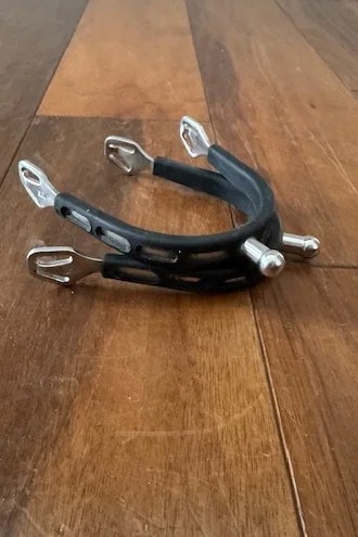 Herm Sprenger Ultra Fit Extra Grip Spurs Ball Neck - 20mm