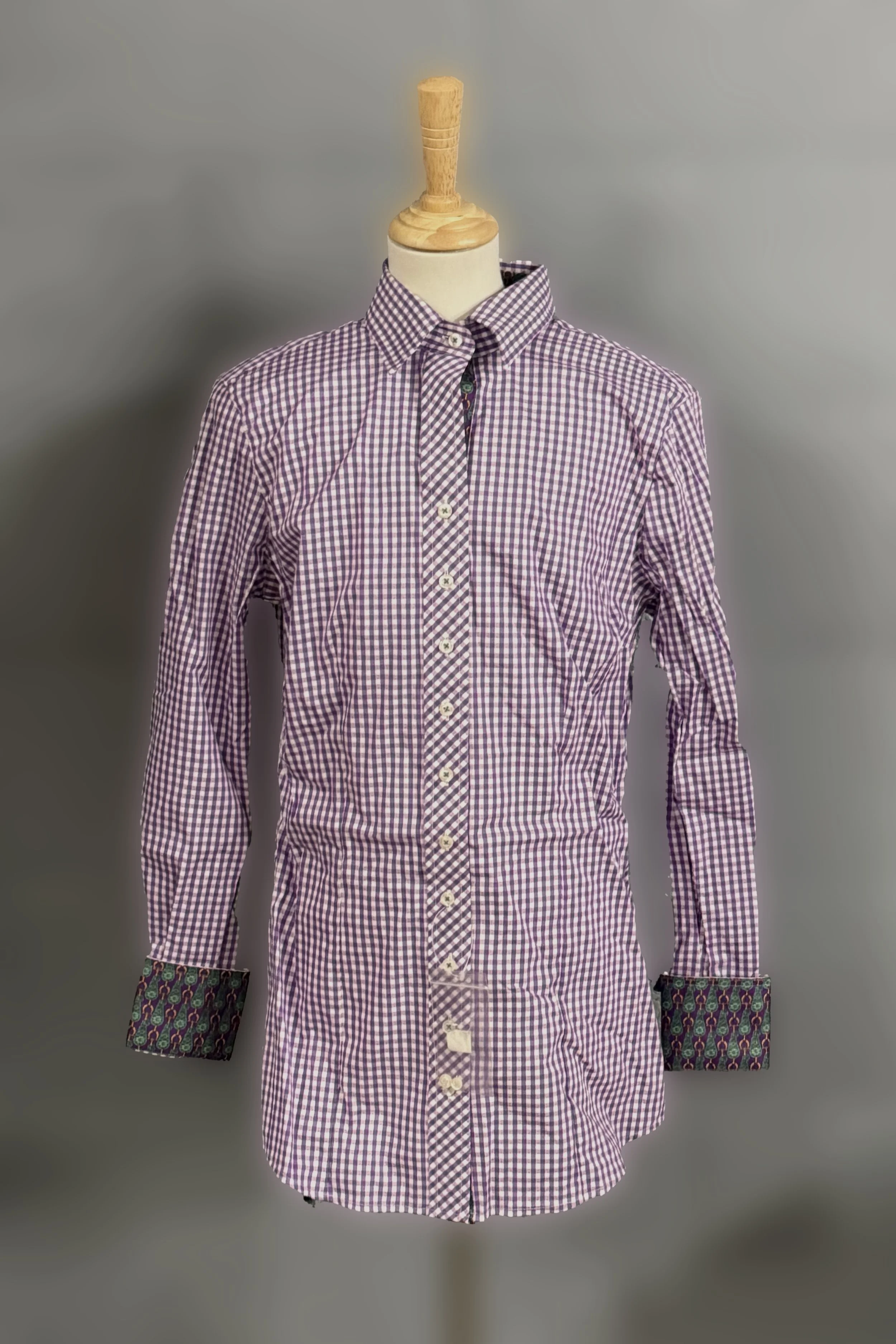 Essex Classics Dora Long Sleeve In Purple Plaid - Small