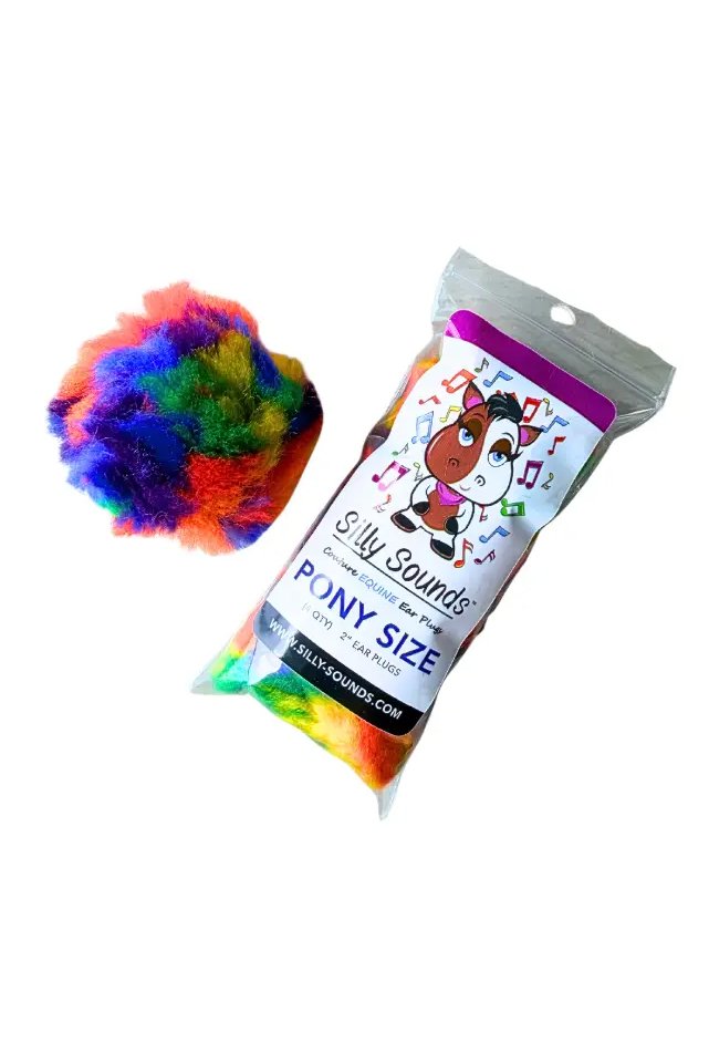 Silly Sounds Pony Ear Plugs In Rainbow - 2 Pack