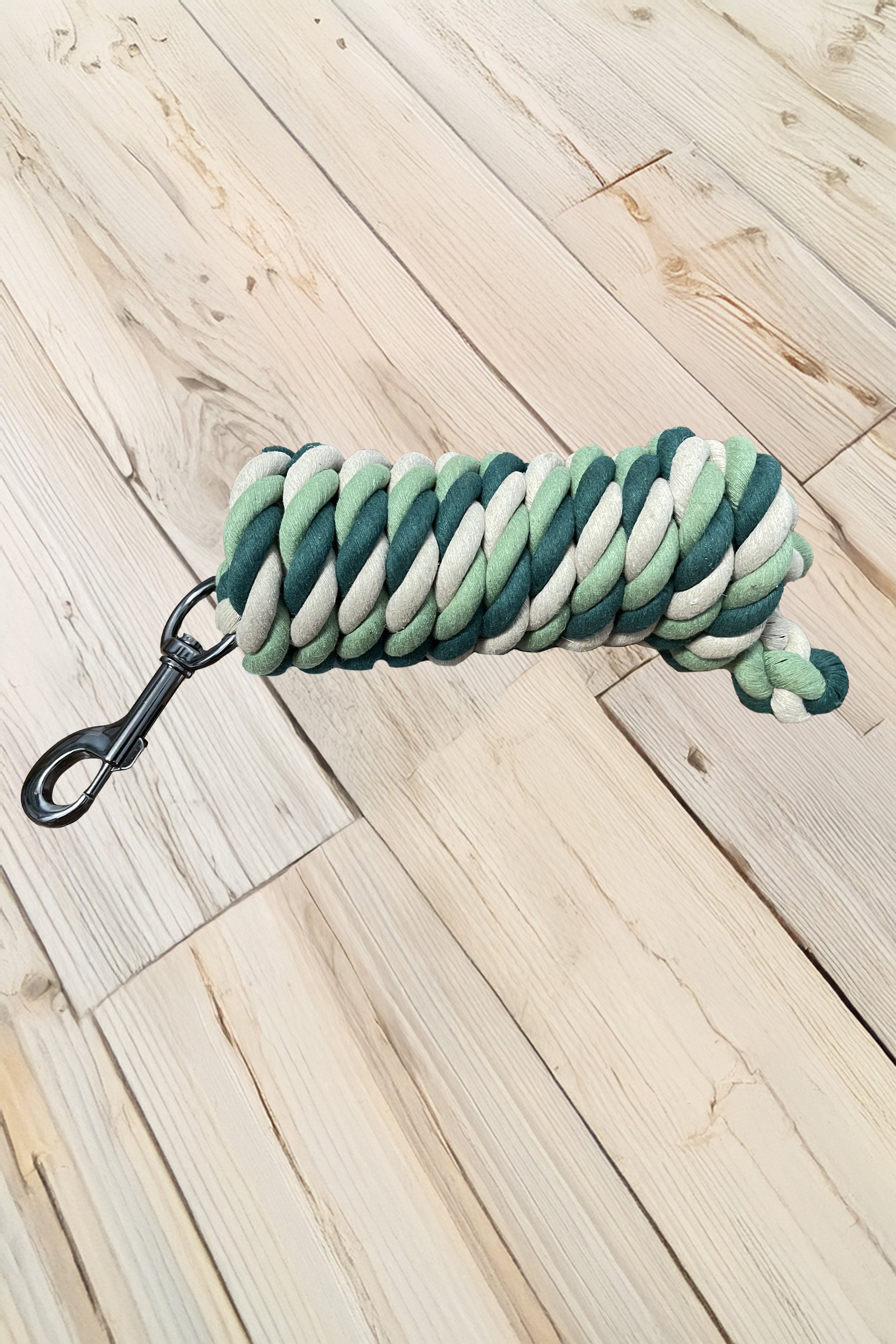 Leadrope With Bolt Snap In Green