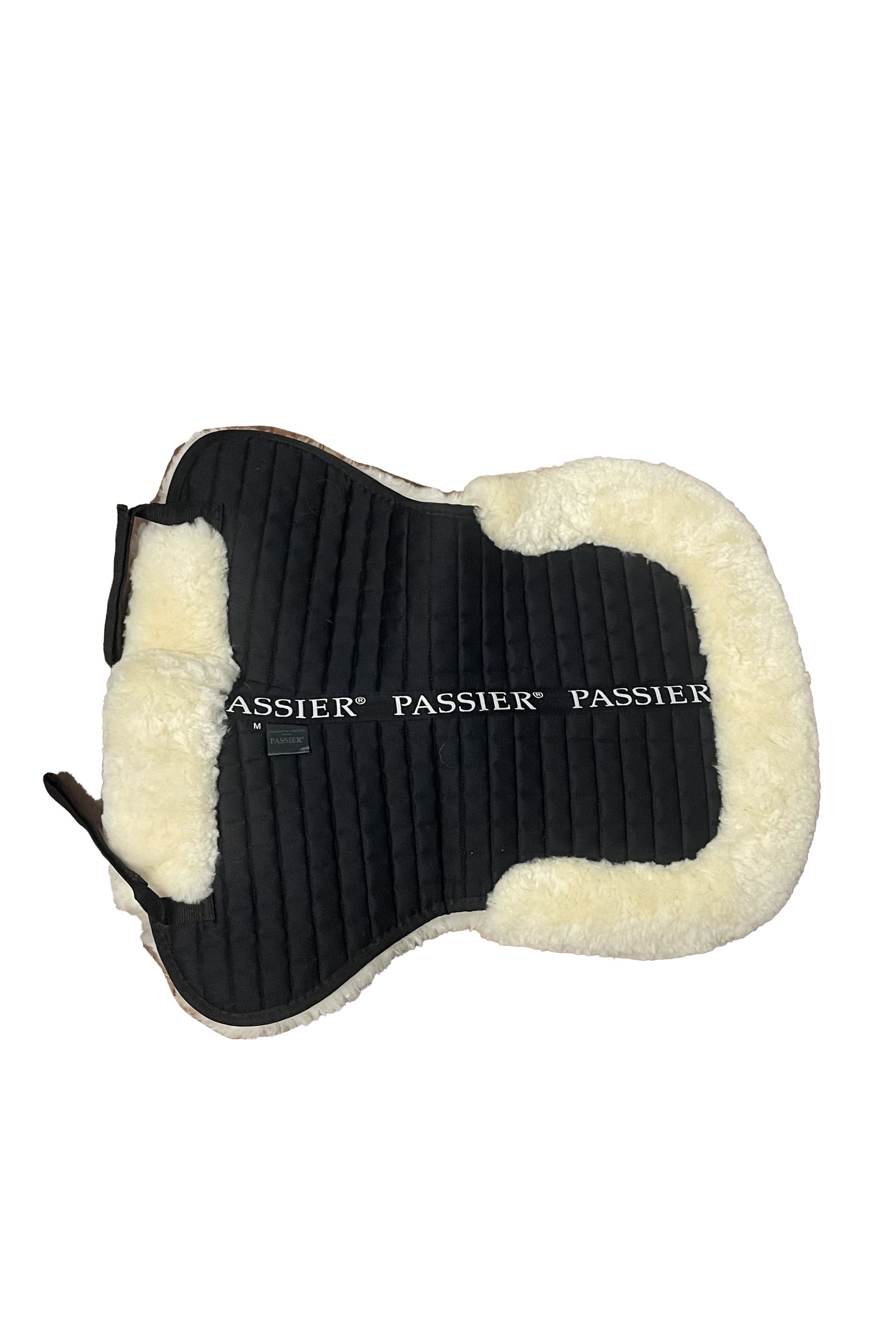 Passier Lambskin Half Pad In Black & Natural - Medium