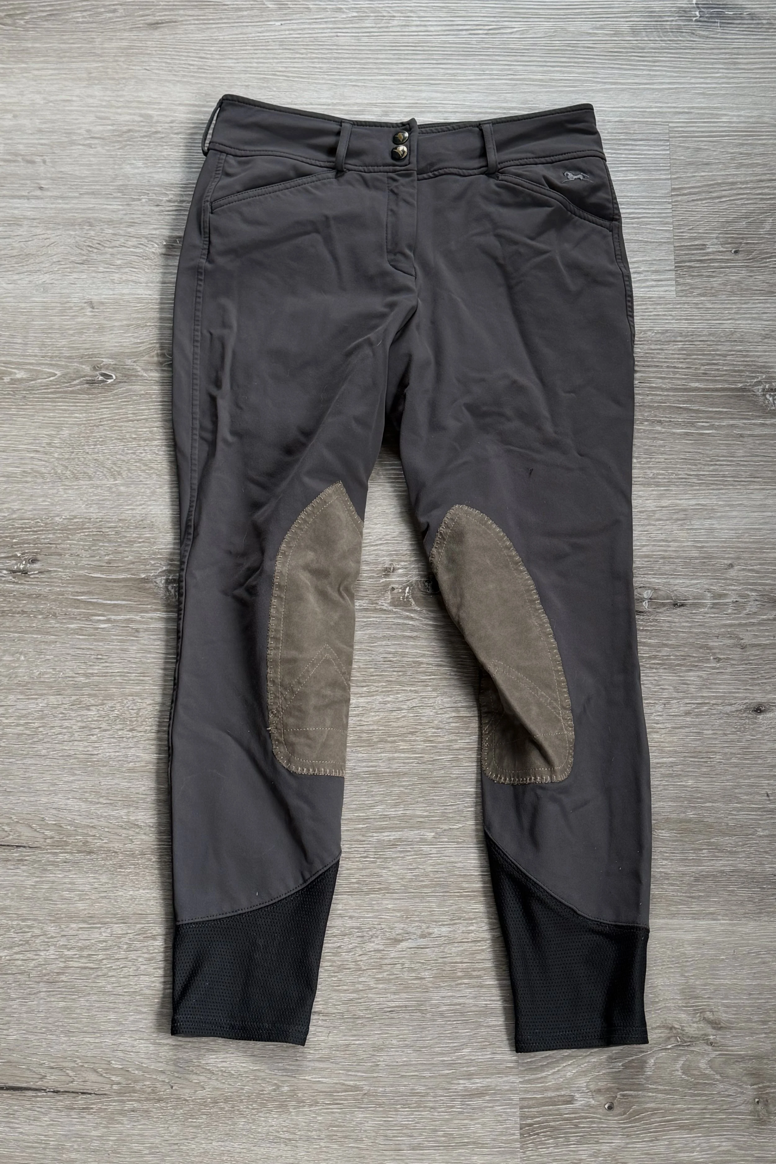 RJ Classics Anna Knee Patch in Grey - 26 Regular