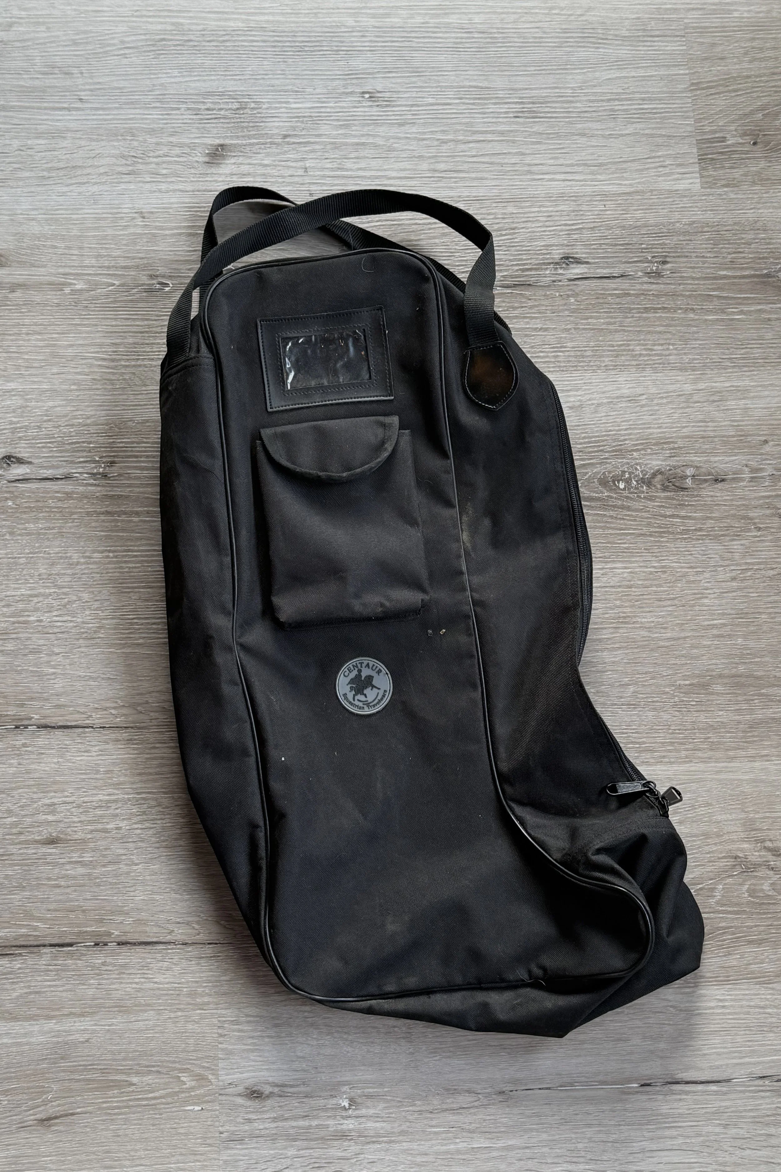 Centaur Tall Boot Bag In Black