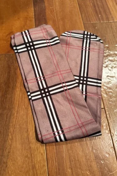 Tall Ridding Socks - Tan Plaid