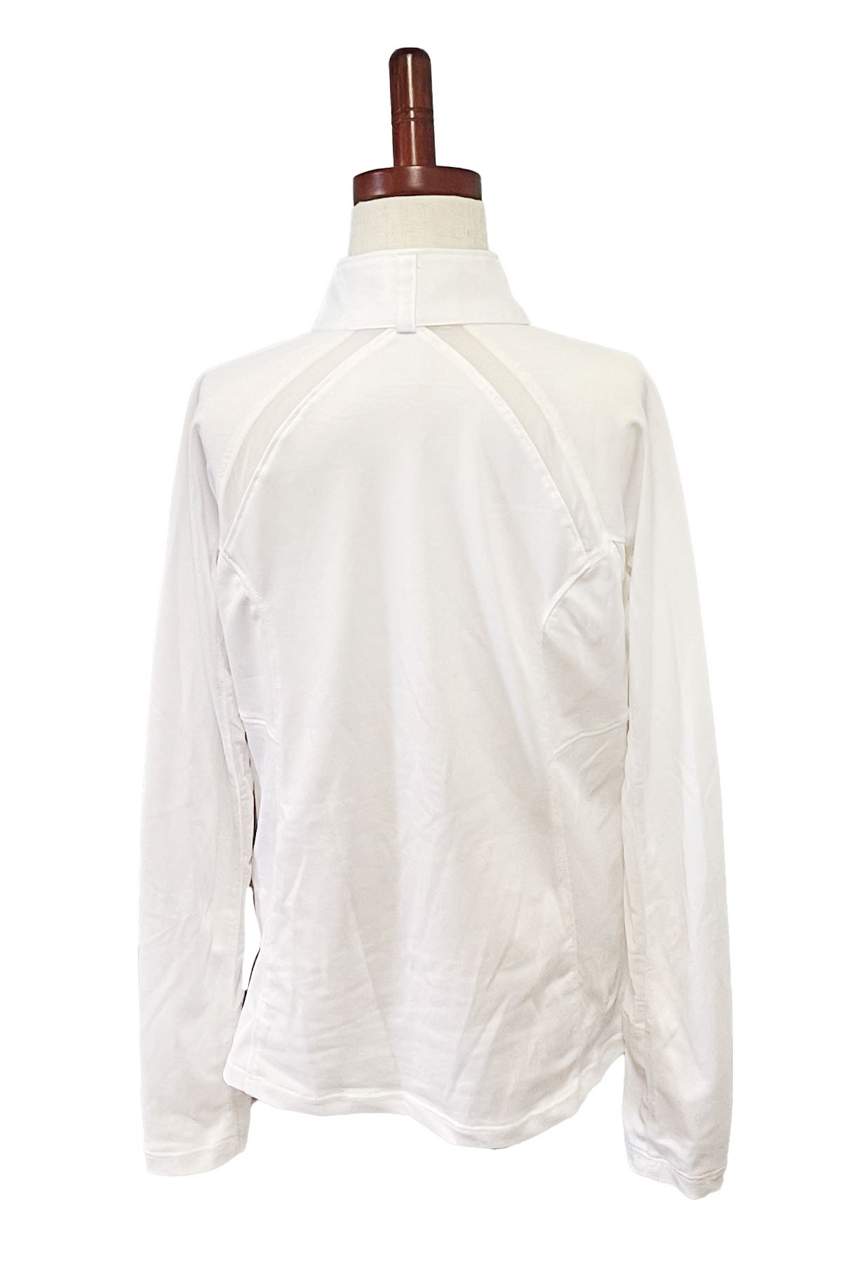 Ariat Pro Series Long Sleeve Show Shirt In White - Kids Medium - 2nd Round Equestrian