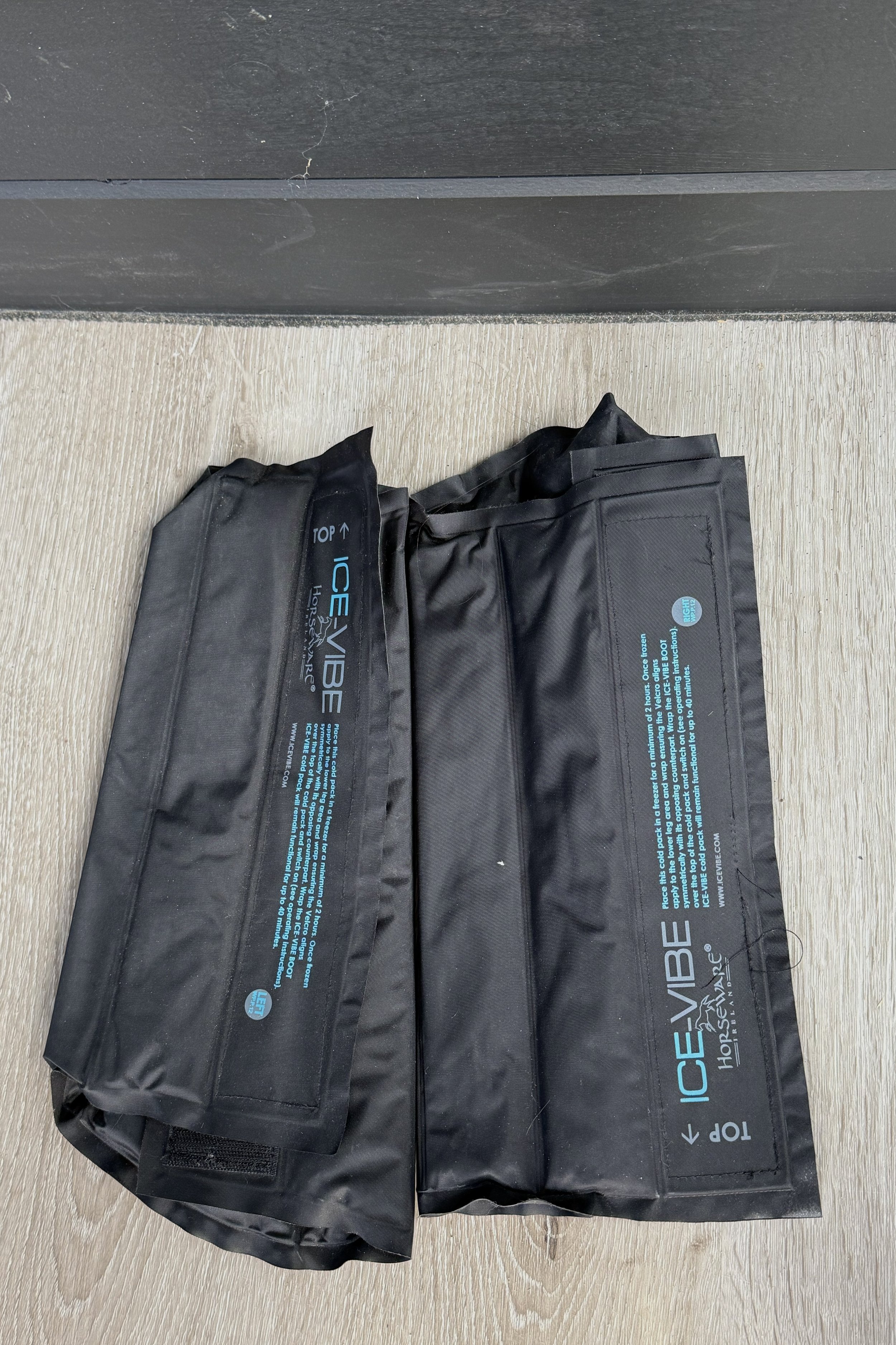 Horseware Ice Vibe Cold Packs In Black - Full