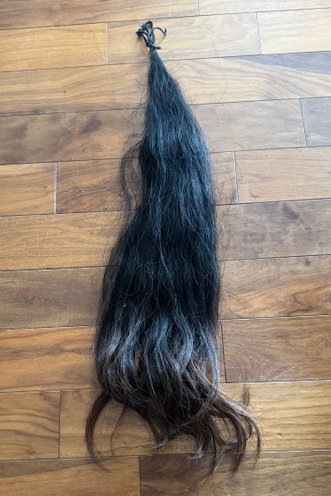 Tail Extension In Black - 39"
