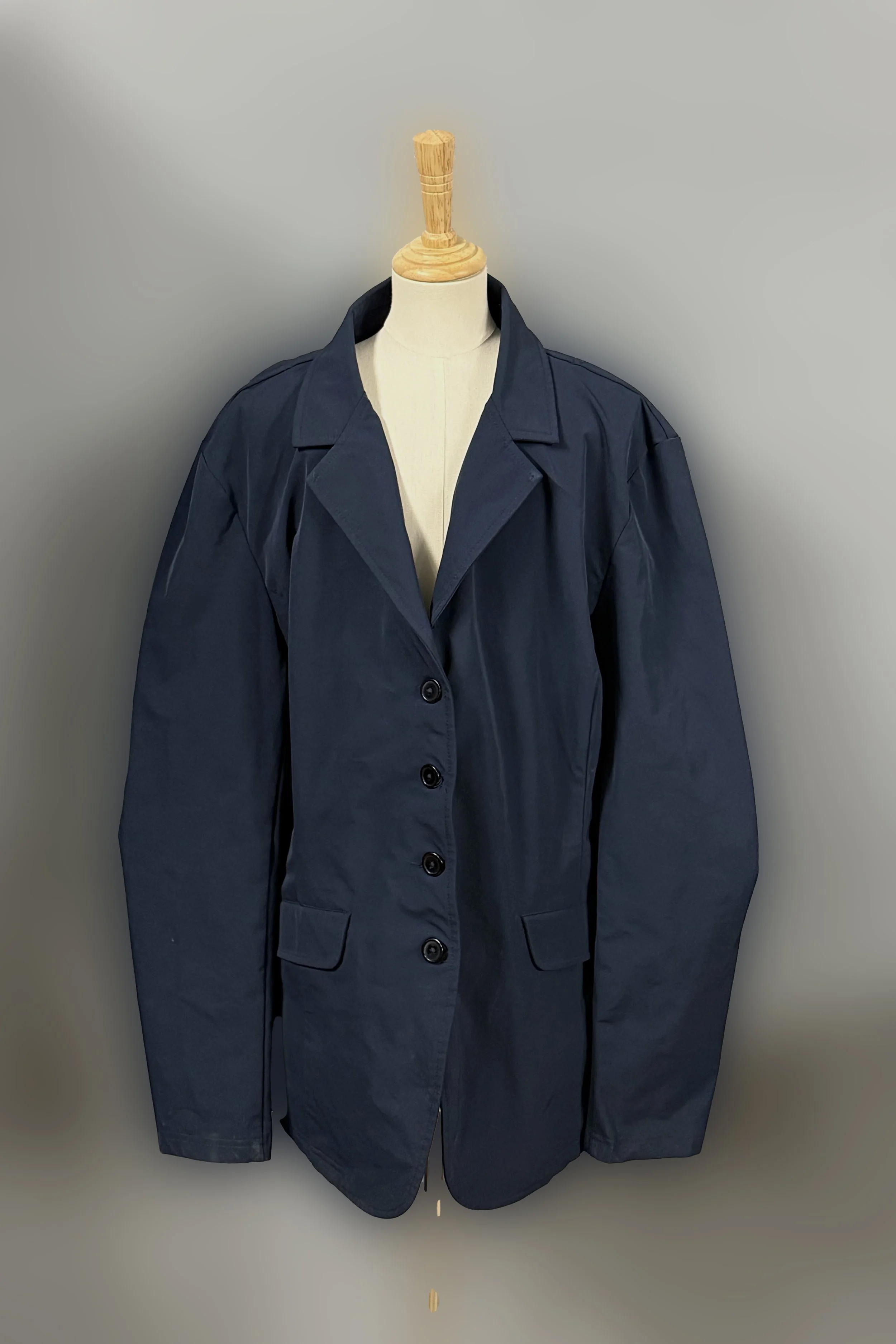 Ovation Softshell Show Coat In Navy - 16