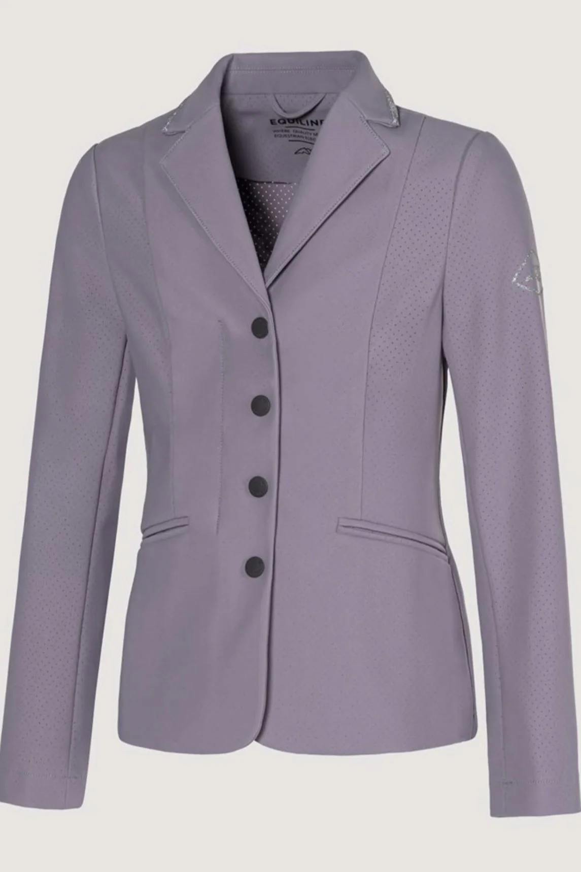 EQUILINE Junior AirVest Compatible Show Coat In Mauve - 14/15
