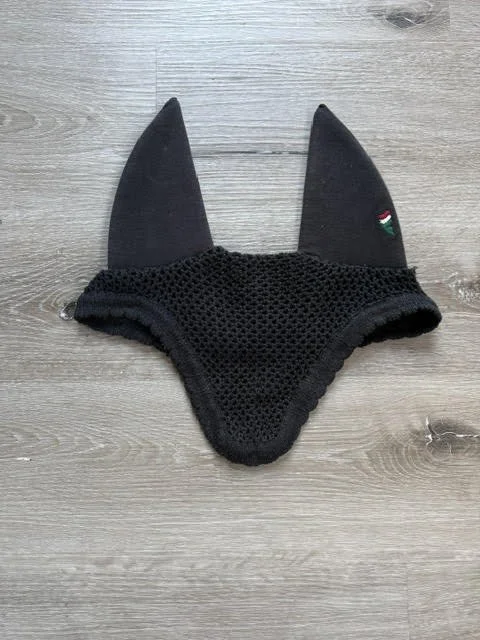 Equiline Gerald Soundproof Ear Net in Black - Full