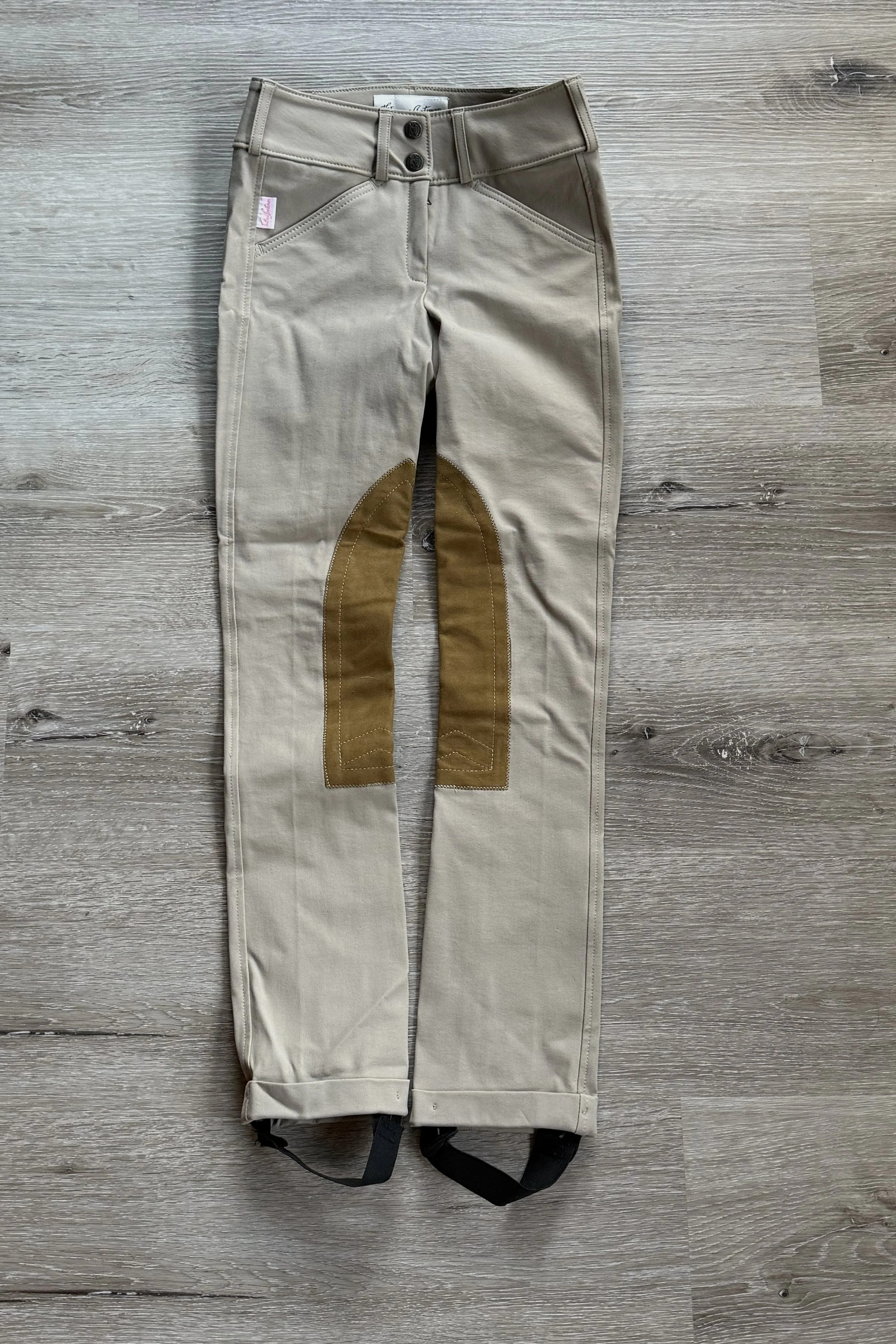 Tailored Sportsman #3969 Trophy Hunter Jods In Tan - Kids 10R