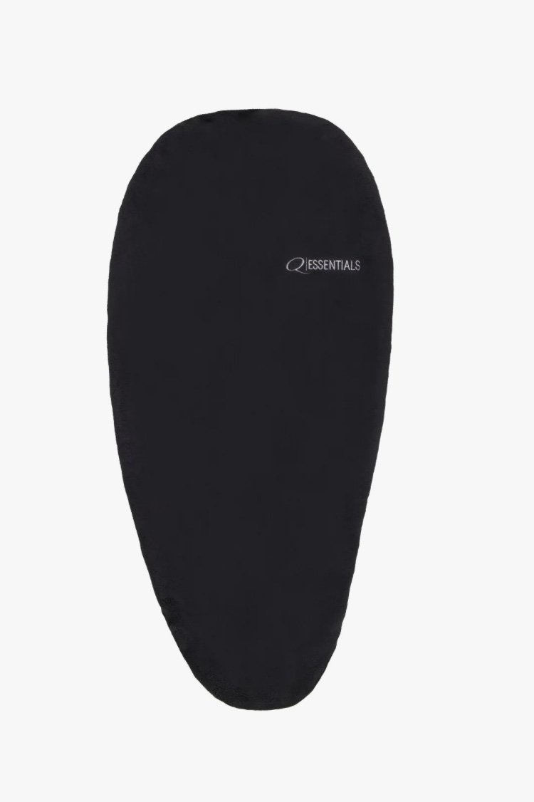 QHP Fleece Bridle Cover In Black