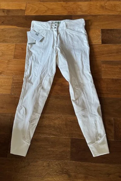 Dover Wellesley Full Grip Breech In White - 28