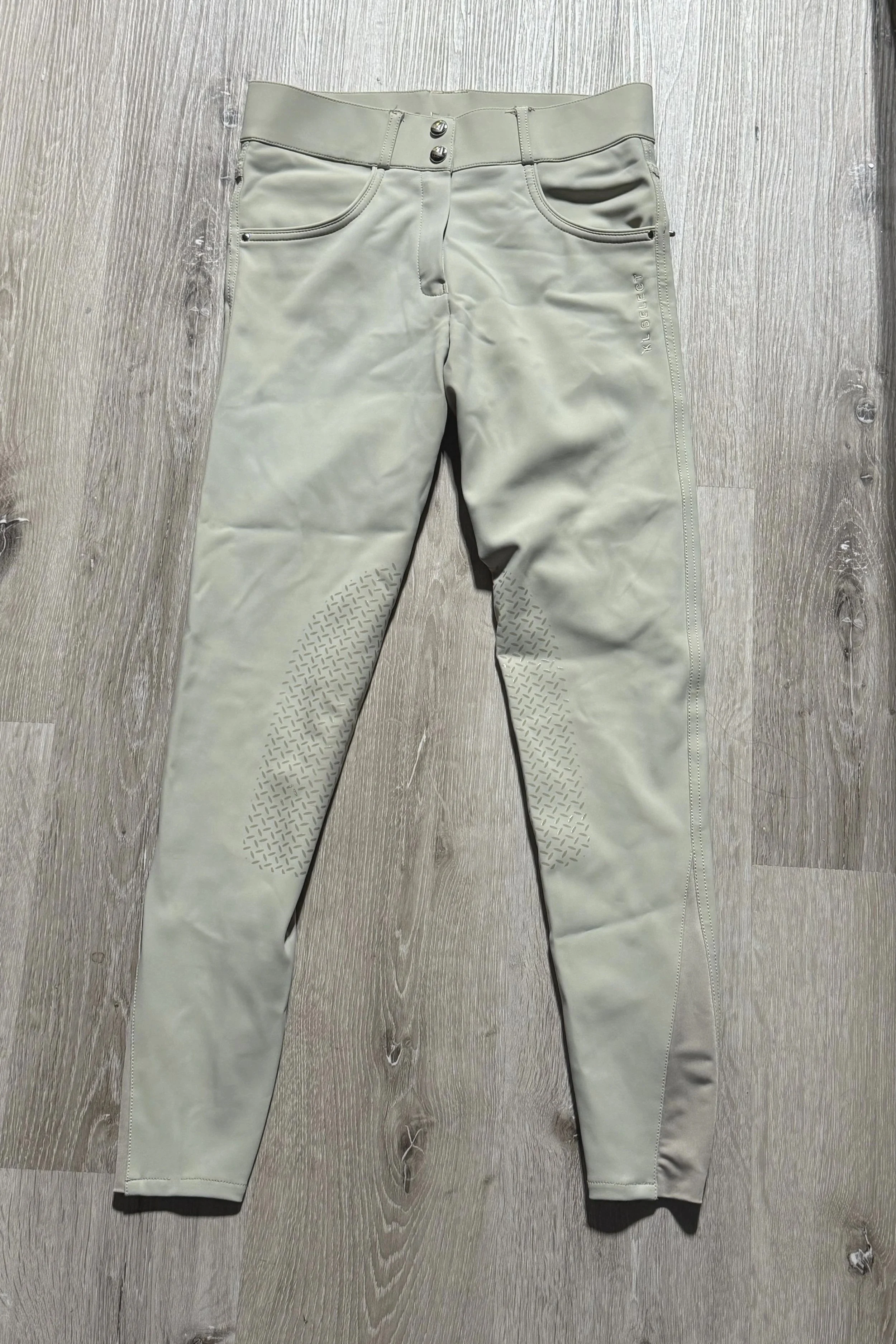 KL Select Gabrielle Knee Patch Breech In Tan - 24R